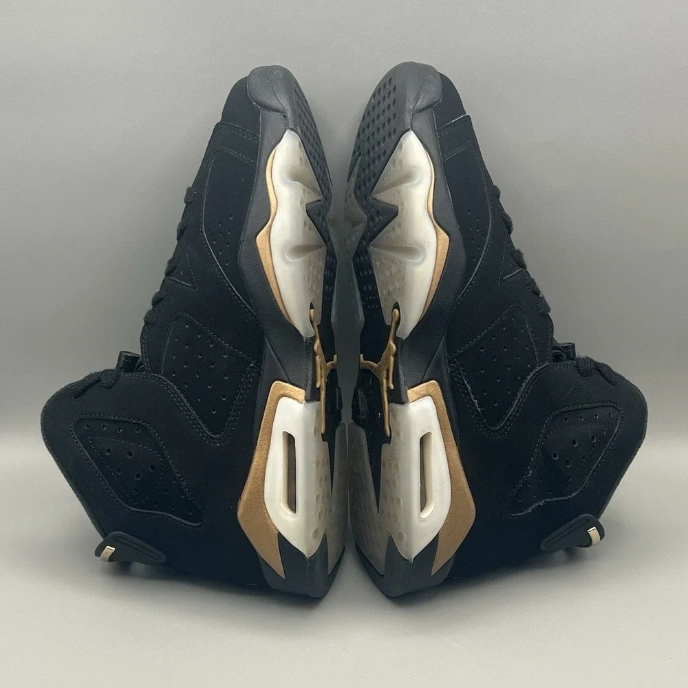 2020 Nike Air Jordan 6 DMP Gold Retro Shoes - Kids Youth Size 7 Women's Size 8.5